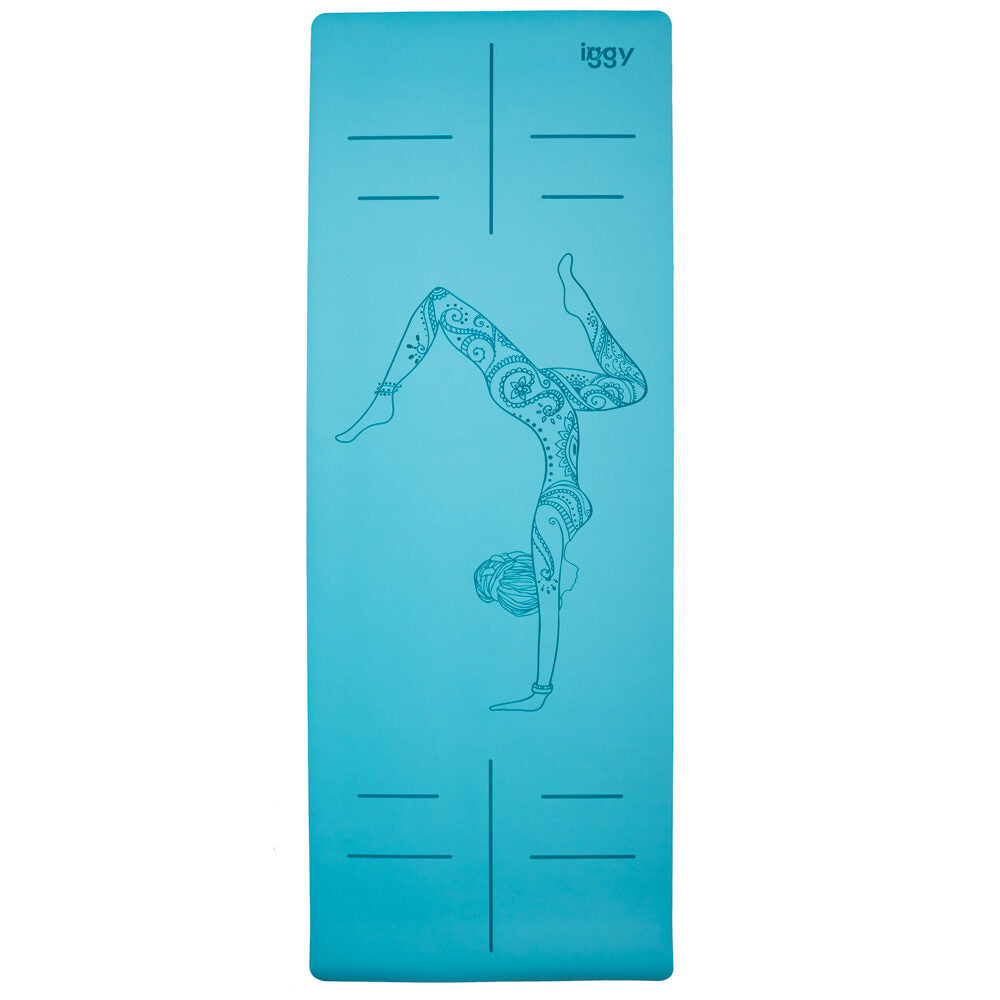 SALTEA YOGA Iggy, material PU, dimensiune 1830 x 680 x 4 mm, blue "IGMT-YOGA-BL"