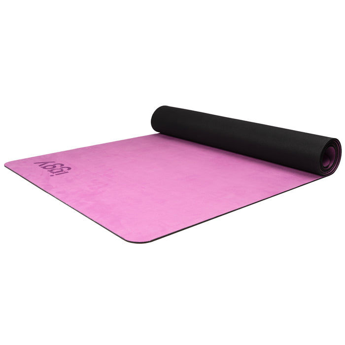SALTEA YOGA IGGY, material cauciuc natural acoperit cu suede (microfibra), dimensiune 1830 x 680 x 4 mm, purple "