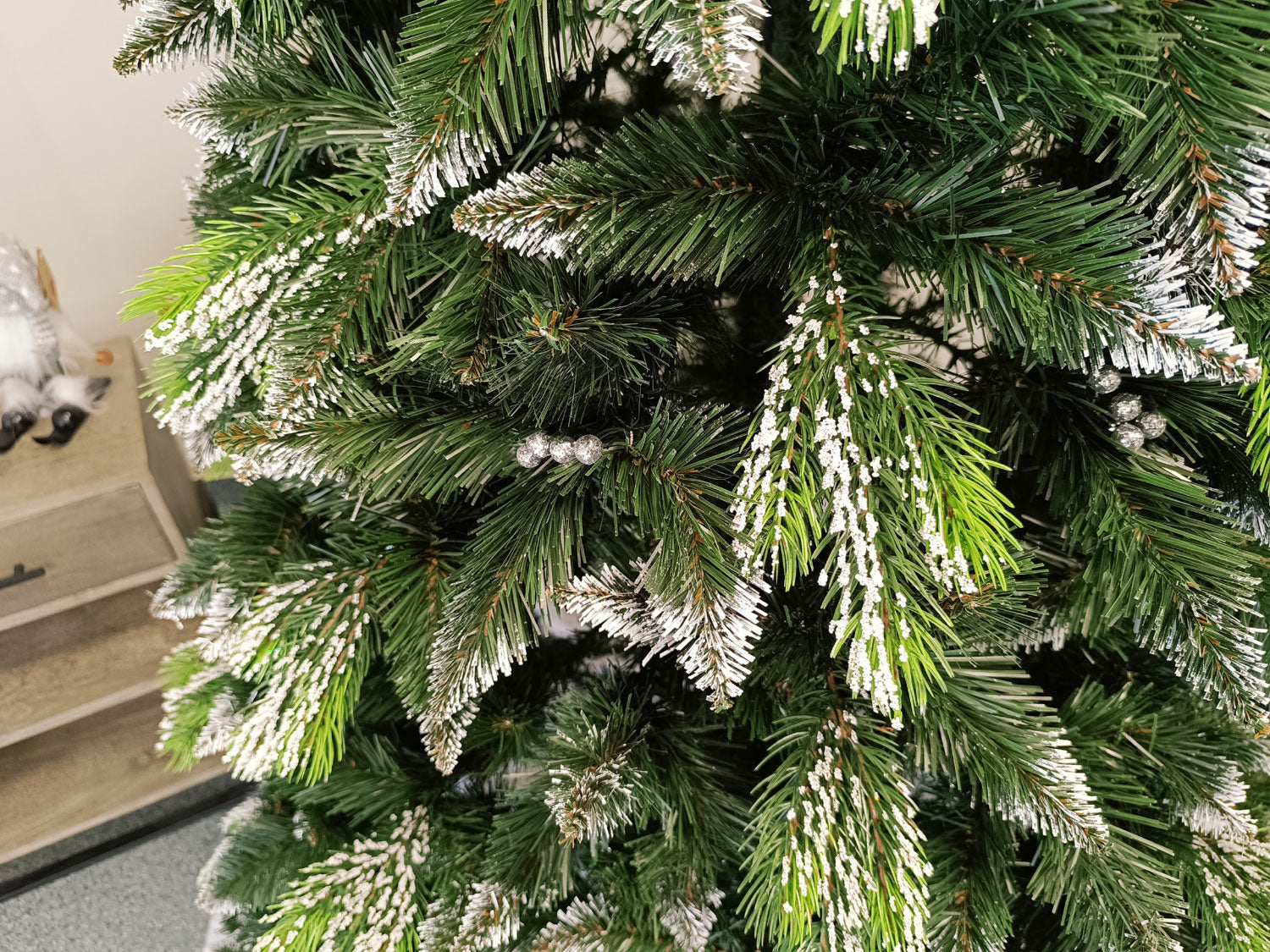 Brad artificial Christmas Deluxe by Sersimo, Diamant, 2D+3D, 220cm