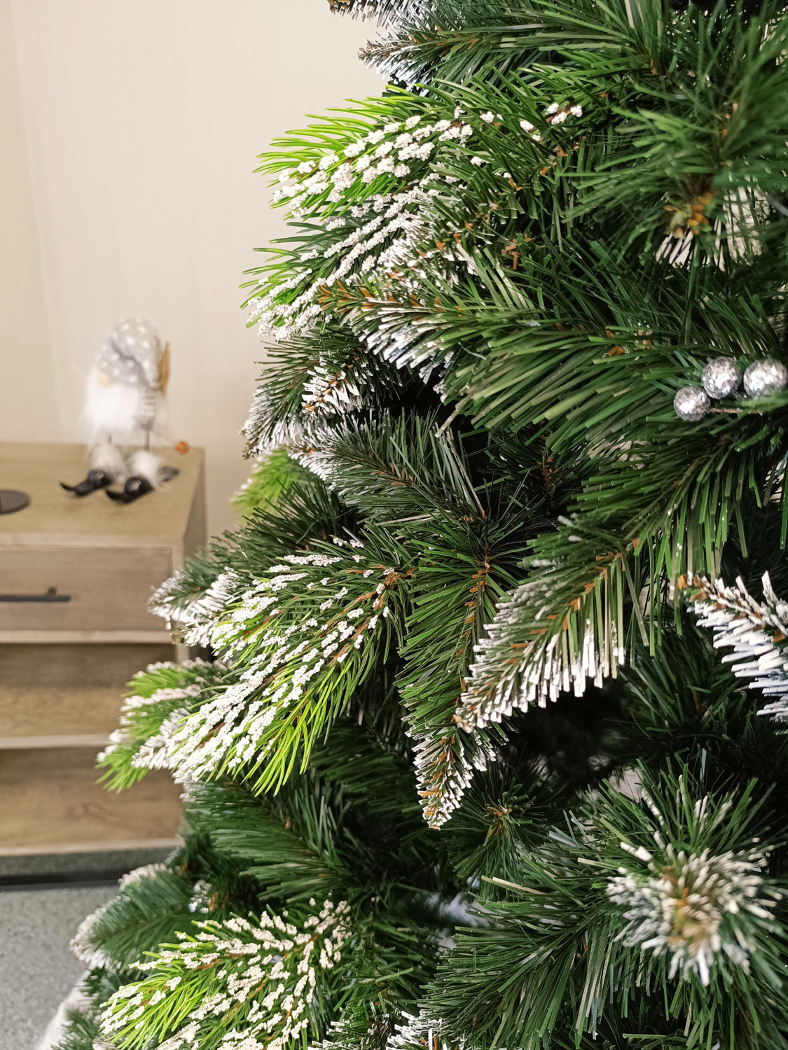Brad artificial Christmas Deluxe by Sersimo, Diamant, 2D+3D, 220cm