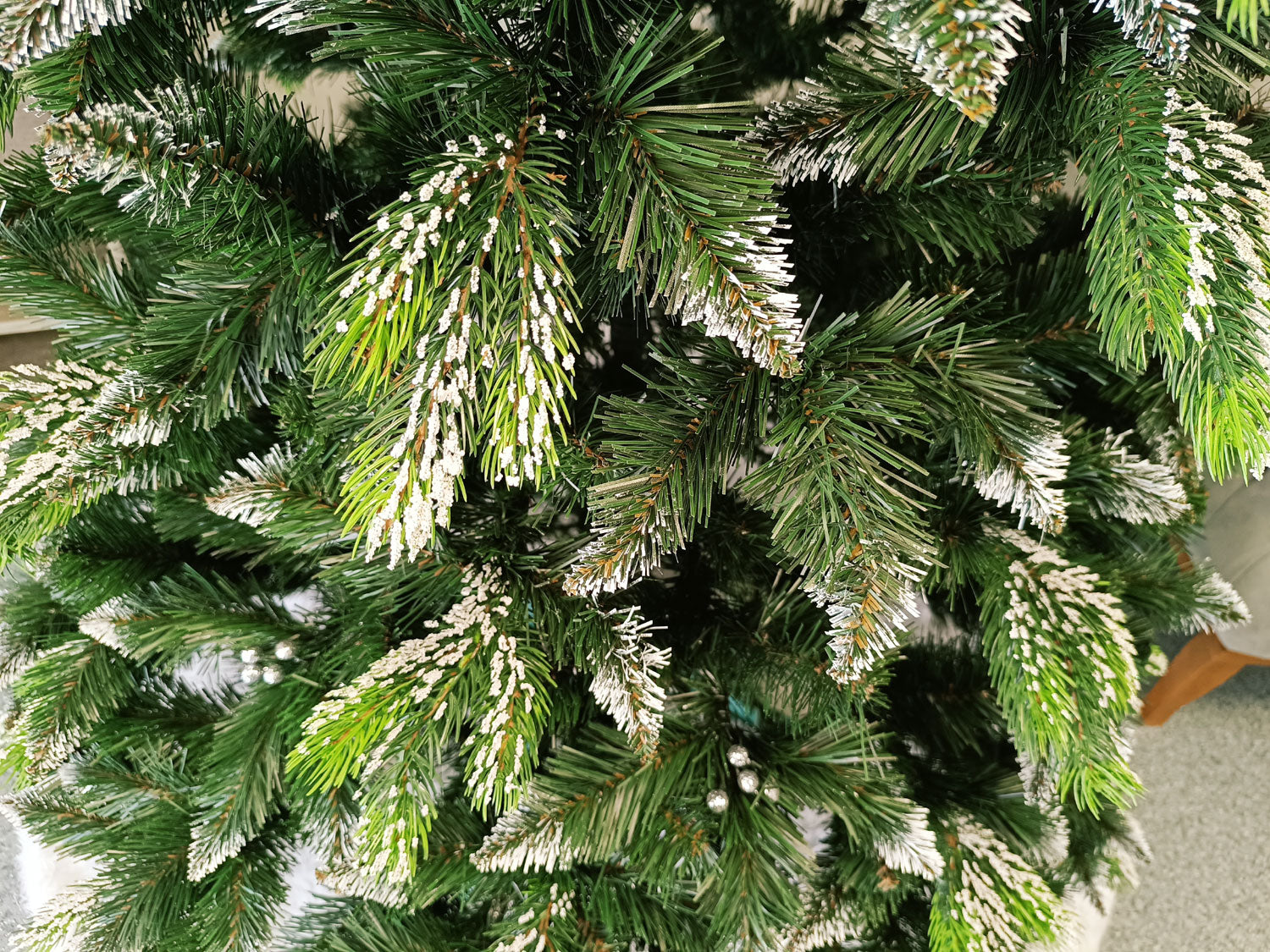 Brad artificial Christmas Deluxe by Sersimo, Diamant, 2D+3D, 220cm