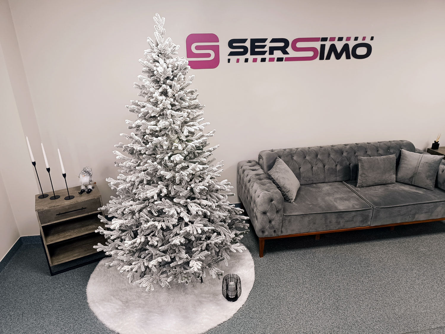 Brad artificial Christmas Deluxe by Sersimo, Viena nins, 3D, 210cm