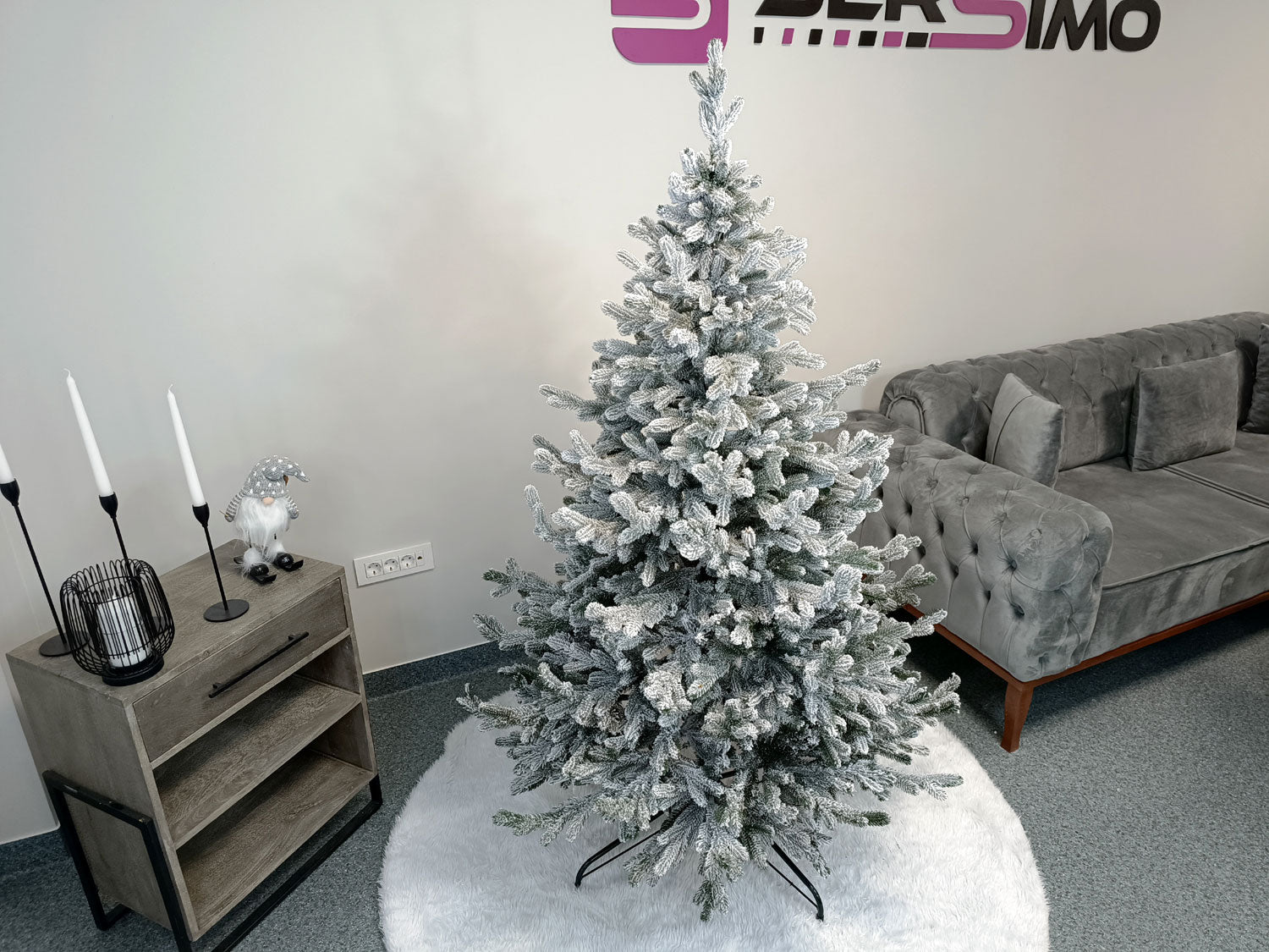 Brad artificial Christmas Deluxe by Sersimo, Viena nins, 3D, 180cm