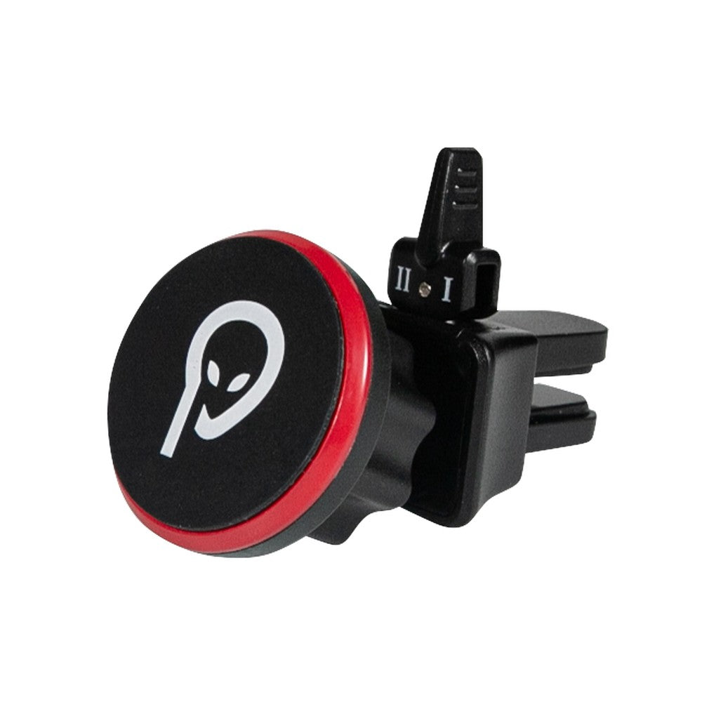 SUPORT auto magnetic SPACER pt. SmartPhone, fixare in ventilatie prin CLIPS, Magnetic, 4 SuperMagneti N50, rotire 360 grade, negru, "SPCH-MAG-CLIPS"