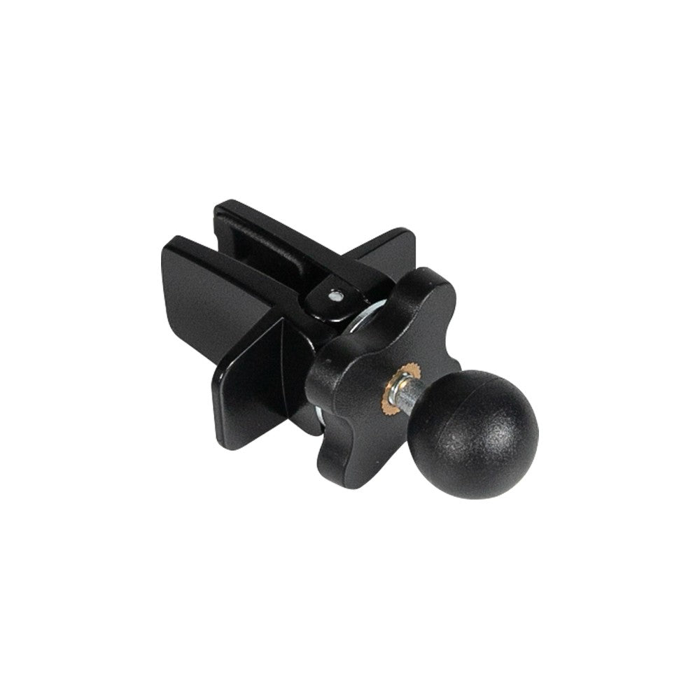 SUPORT auto SPACER pt. SmartPhone, fixare in ventilatie prin CLIPS, prindere laterala, rotire 360 grade, negru, "SPCH-GRV-CLIPS"