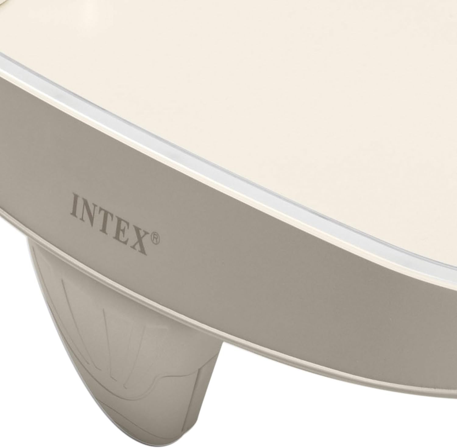 Suport pentru bauturi si telefon Intex 28520, 45x26x16 cm, PVC, cu iluminare LED, bej