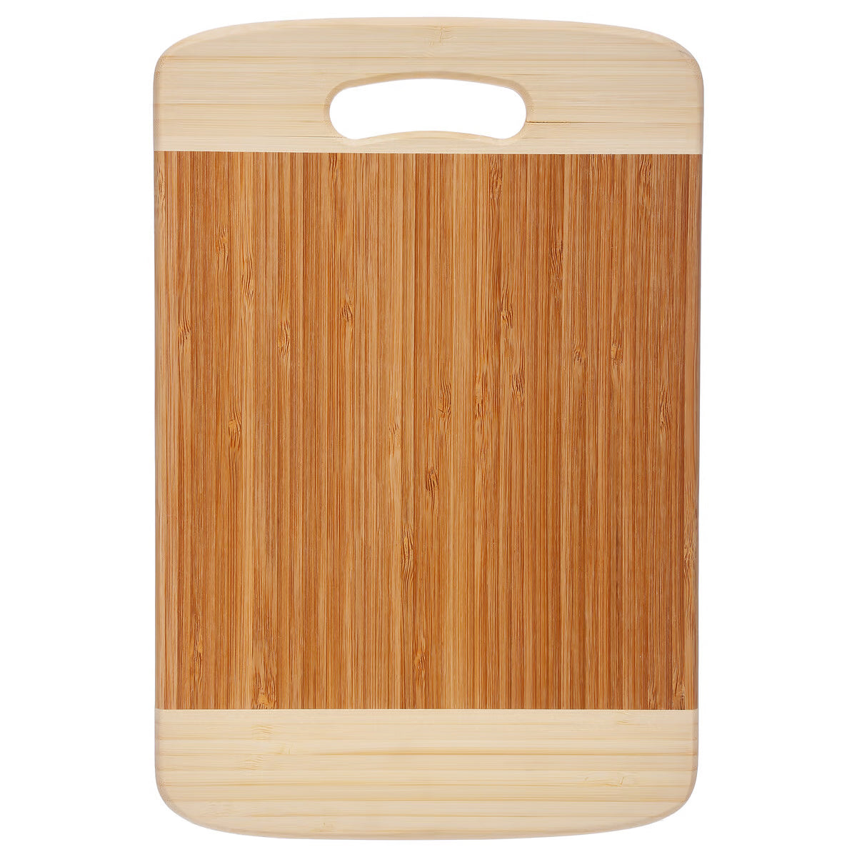 Tocator 5Five din bambus cu maner, pentru taiere sau servire, 30x20 cm, maro natur