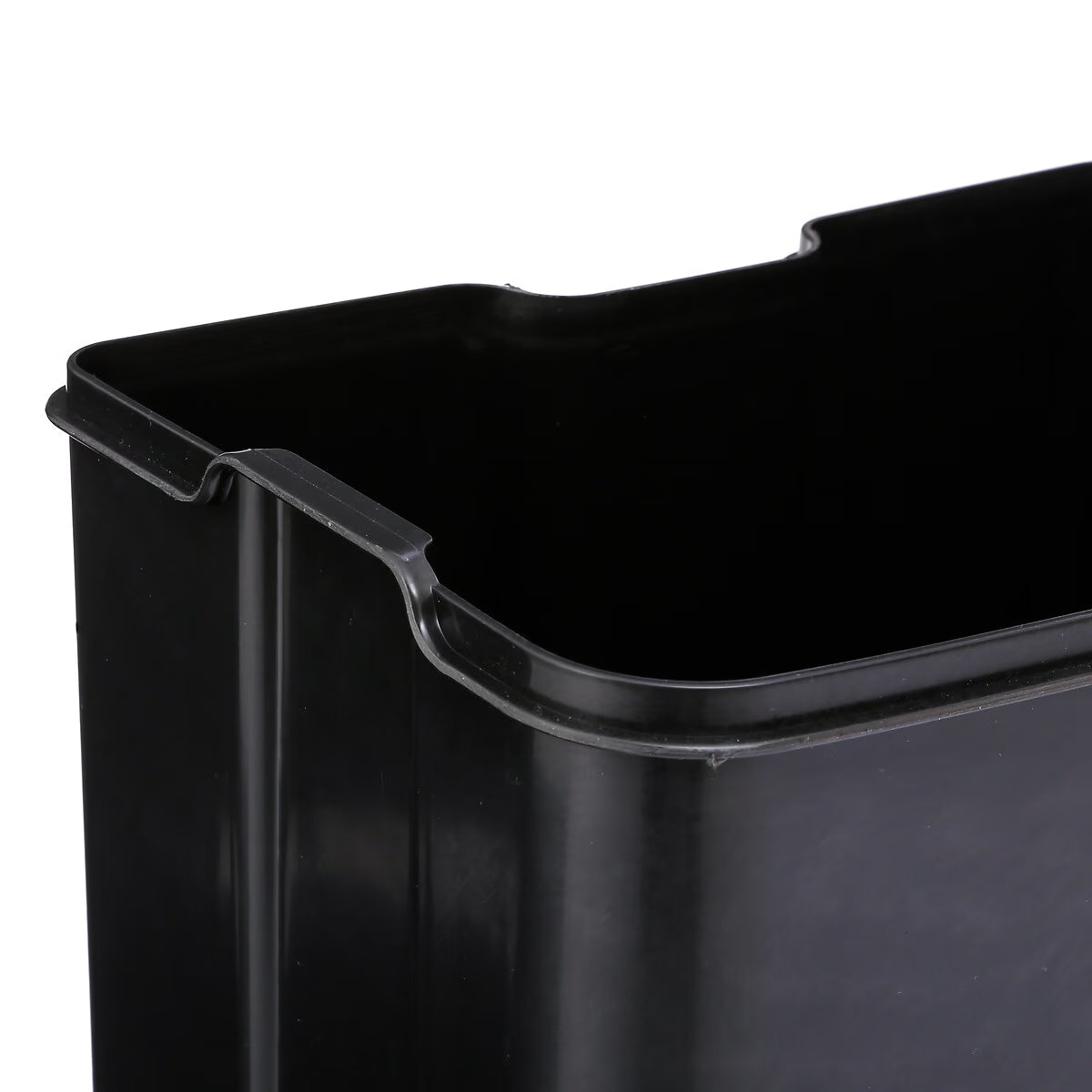 Cos de gunoi cu pedala 5Five Ariane, otel inoxidabil, 30 litri, 34x31x61 cm, negru