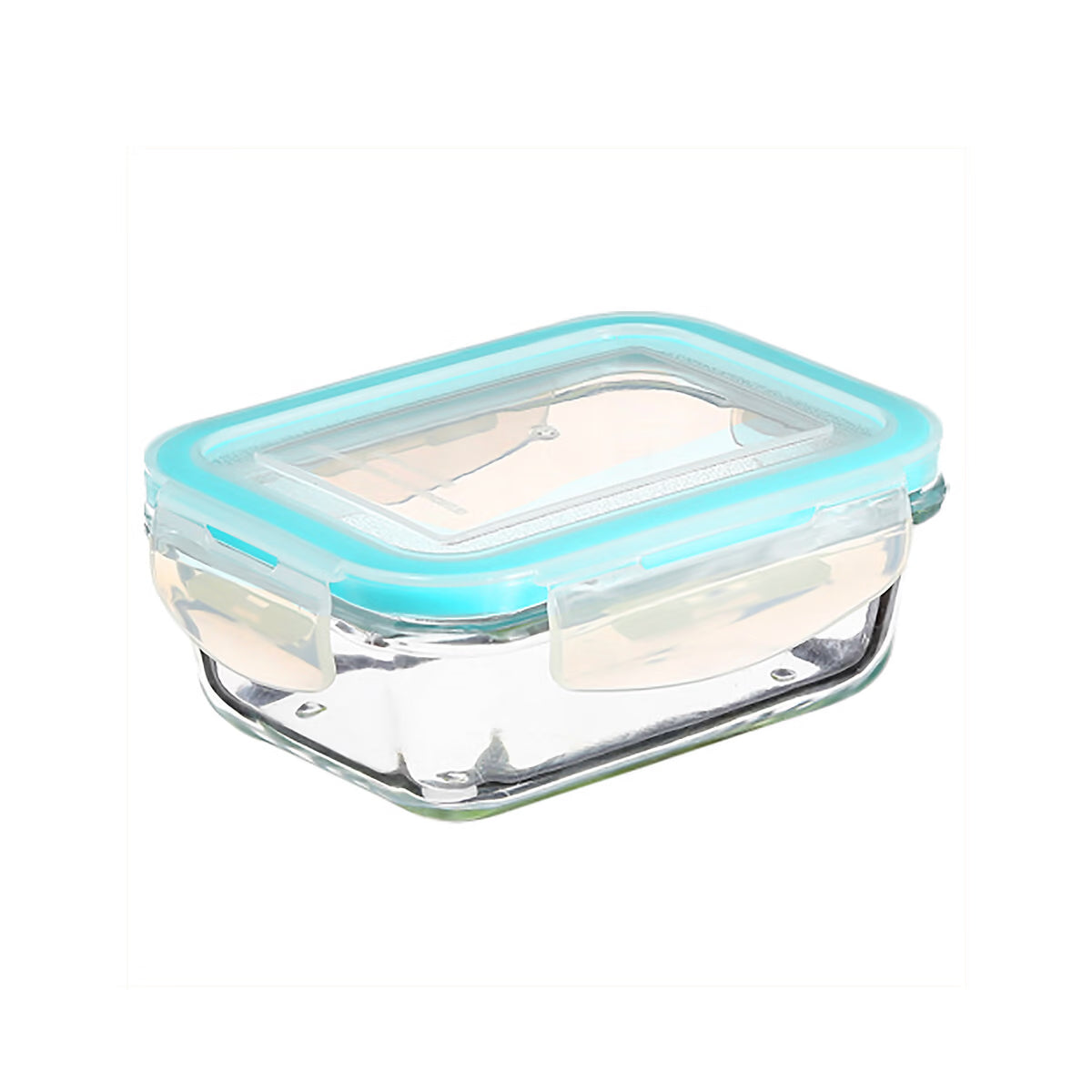 Set 3 recipiente 5Five Clipeat din sticla borosilicata, cu capace etanse, 330ml / 800ml / 1730ml, transparent
