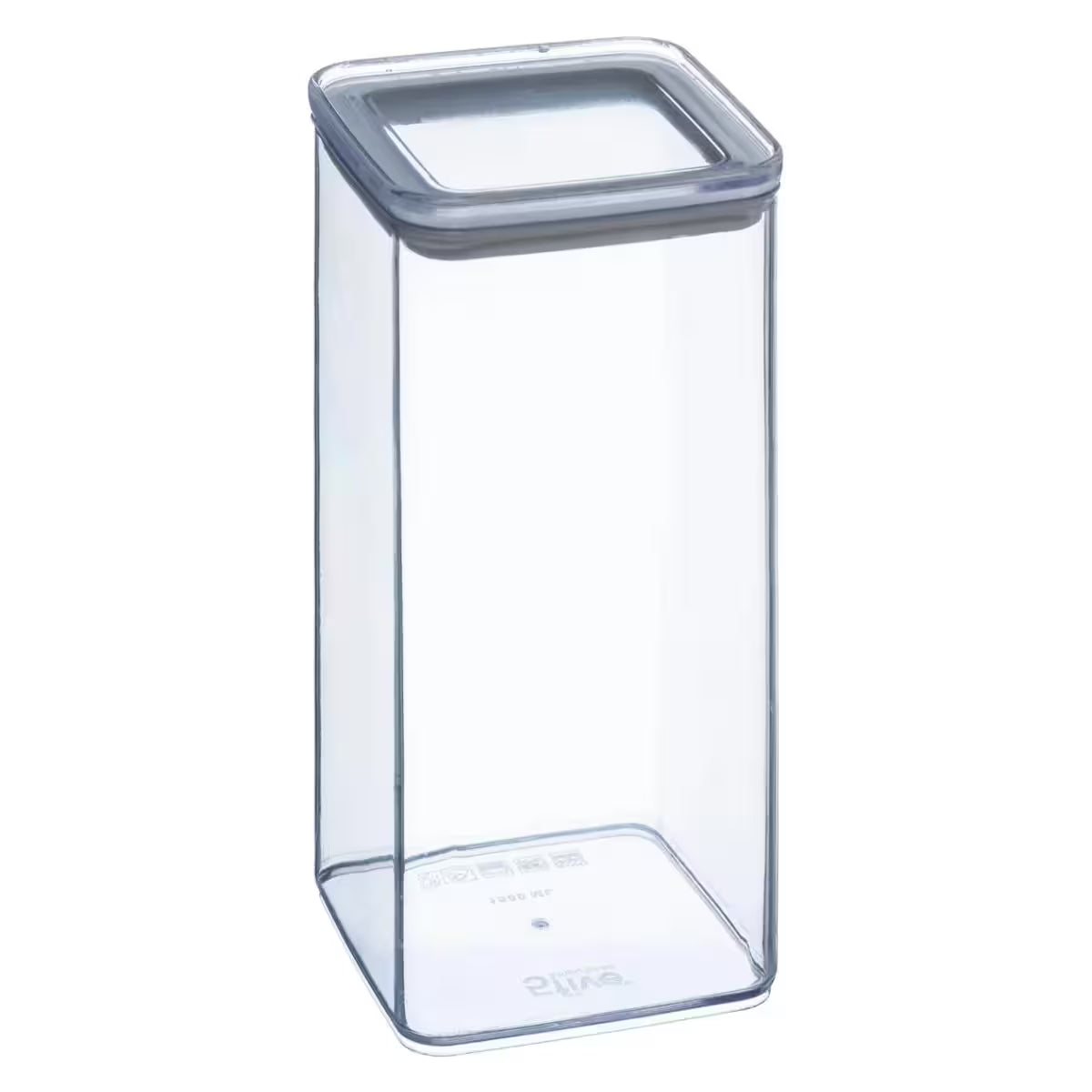 Cutie depozitare patrata 5Five PS, 1.5 litri, 10x10x20 cm, transparent