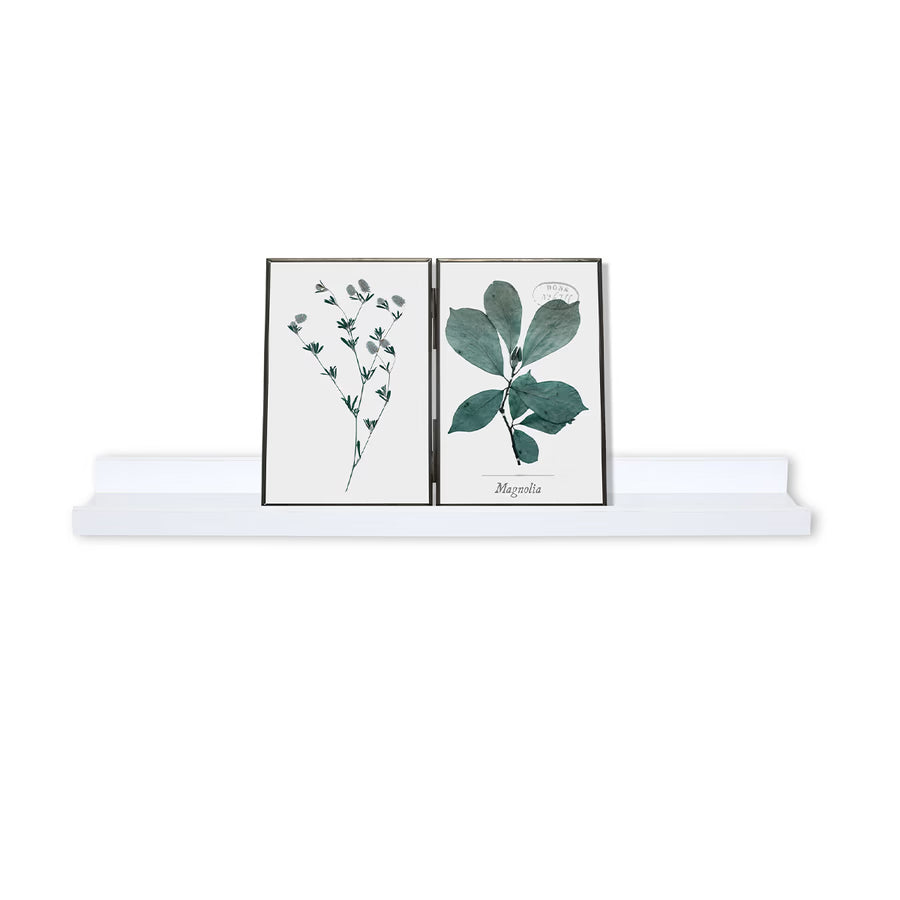 Raft perete 5Five Fixy pentru rame foto, MDF, 58x10x4 cm, alb