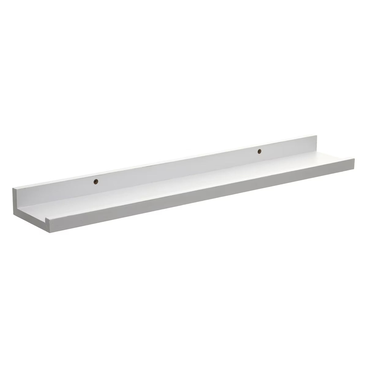 Raft perete 5Five Fixy pentru rame foto, MDF, 58x10x4 cm, alb