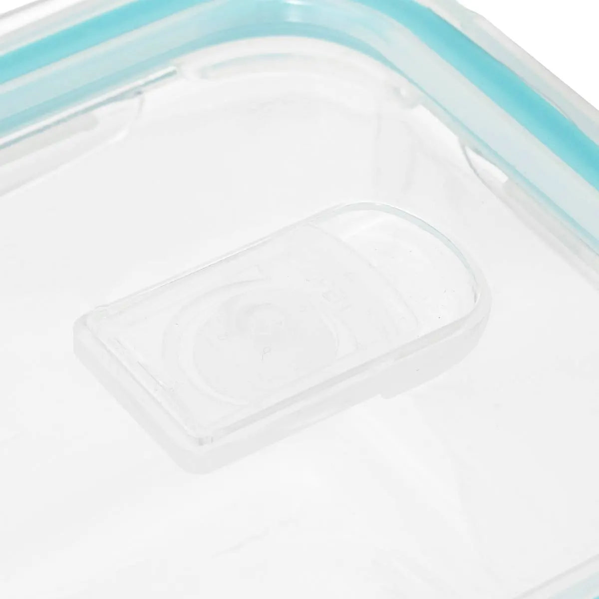 Caserola dreptunghiulara compartimentata 5Five Clipeat, sticla borosilicata, 0.7 L, transparenta