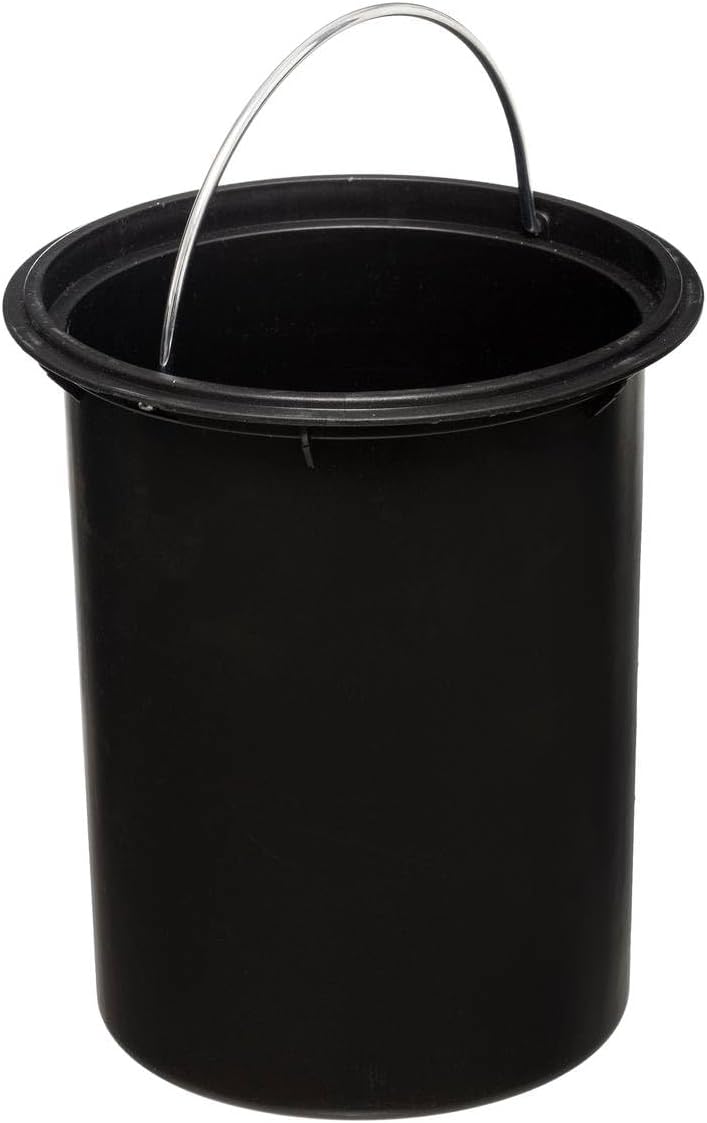 Cos gunoi 5Five Modern Color cu capac bambus si sistem soft-close, otel, polipropilena si bambus, 3L, 22x17x23 cm, alb
