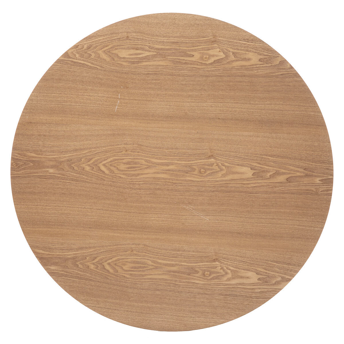 Masa rotunda Atmosphera Elias, 102x74 cm, MDF si metal, negru si stejar