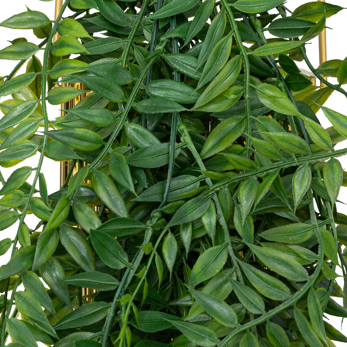 Planta artificiala suspendata Atmosphera Le Collectionneur cu ghiveci ceramic, 105 cm, auriu