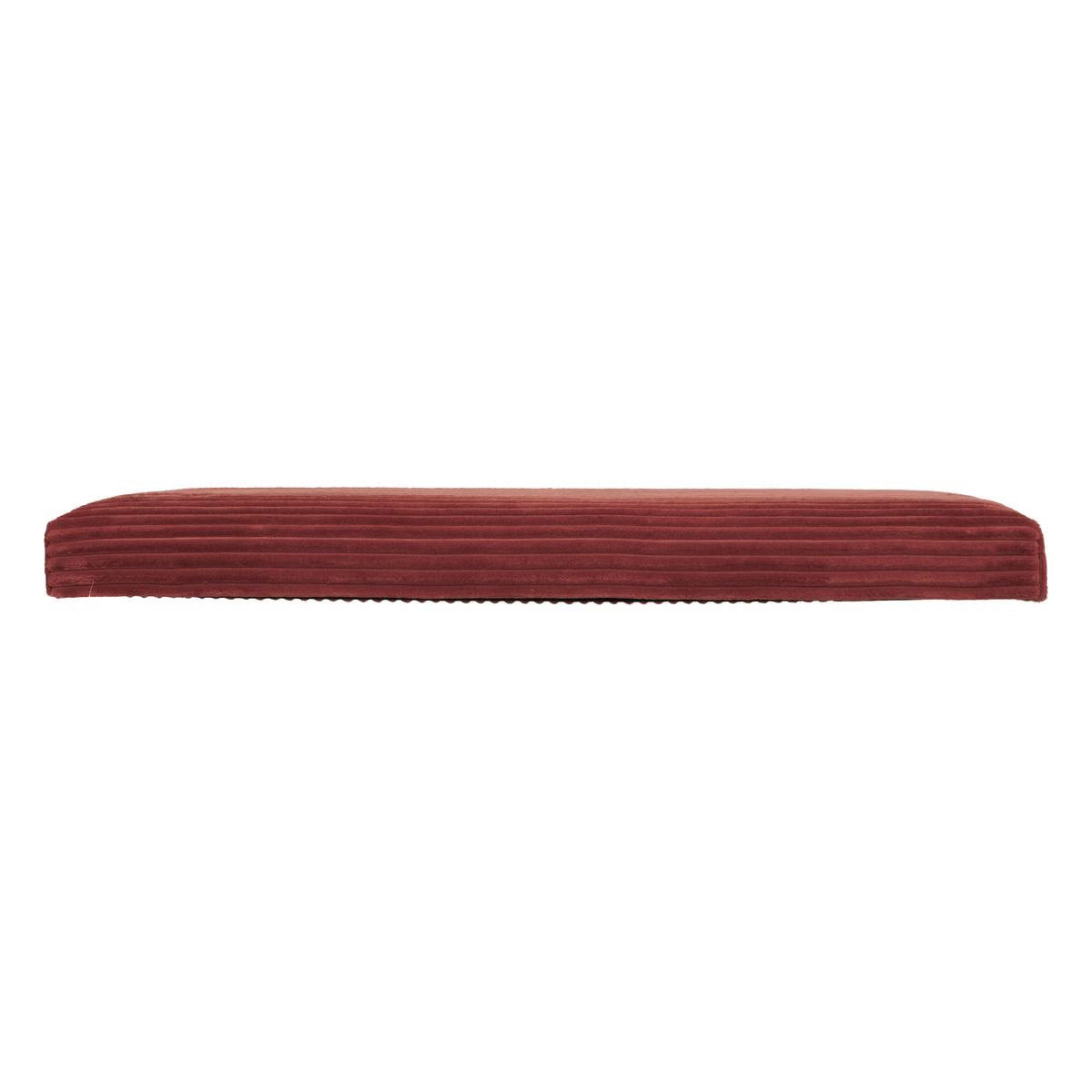 Taburet dublu pliabil Atmosphera Arum din material tip catifea raiat, 76x38x38 cm, ambra