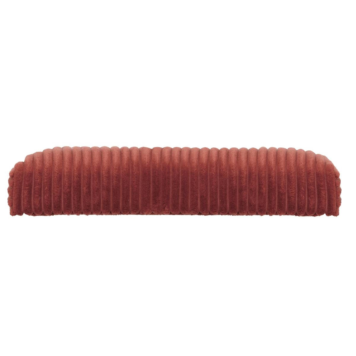 Taburet dublu pliabil Atmosphera Arum din material tip catifea raiat, 76x38x38 cm, ambra