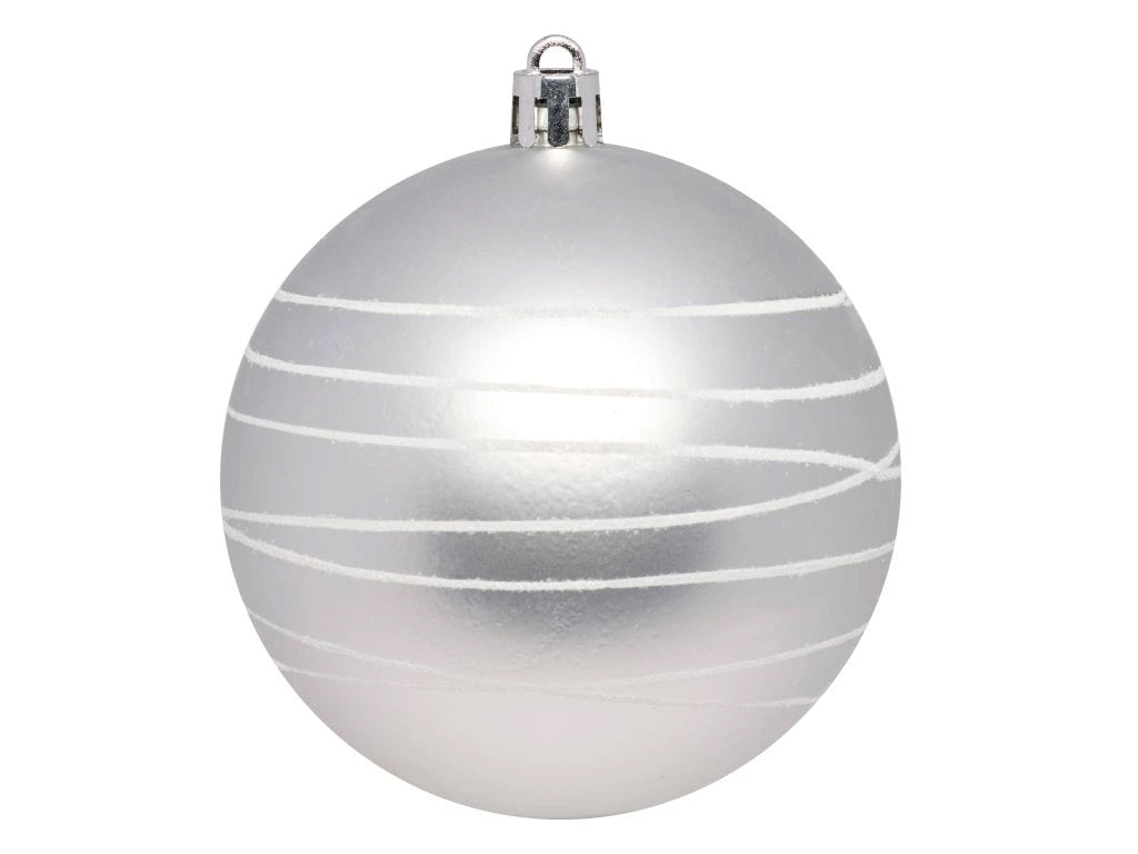 Set decoratiuni pentru brad Quiet Times, 60 piese, alb, albastru, argintiu