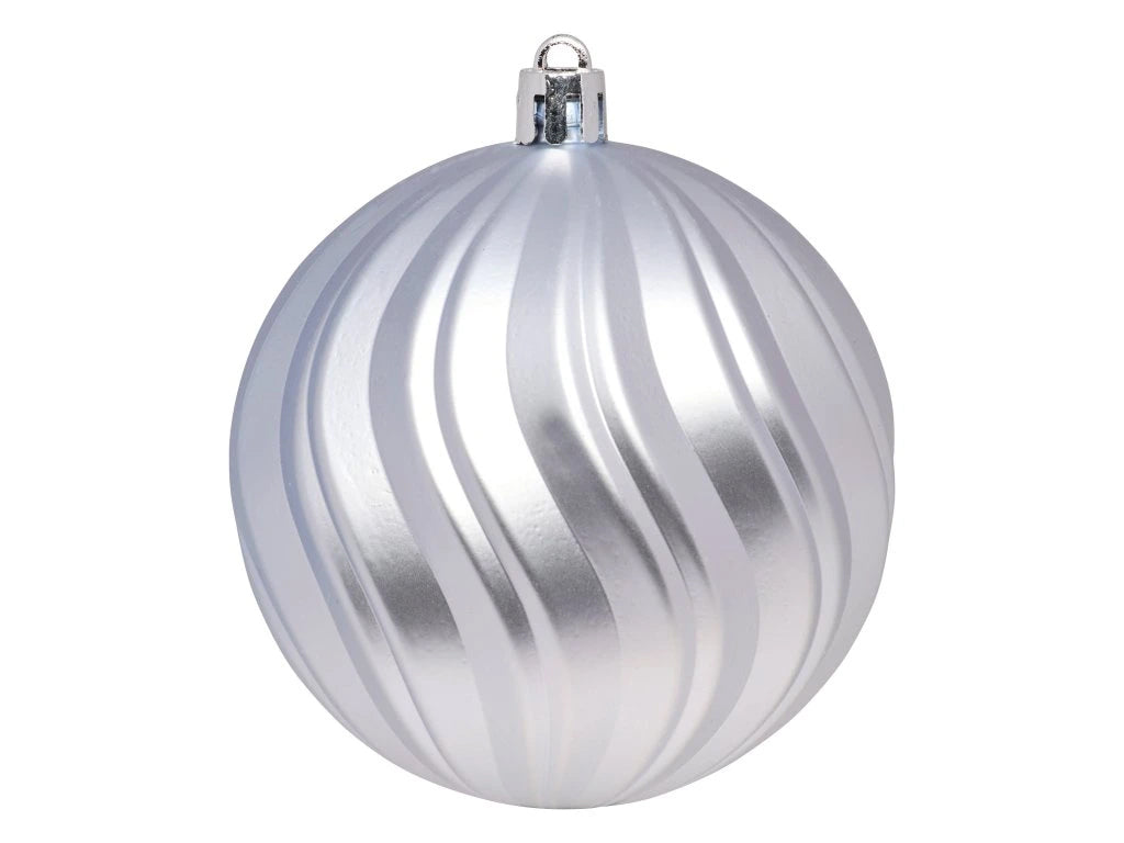 Set decoratiuni pentru brad Quiet Times, 60 piese, alb, albastru, argintiu