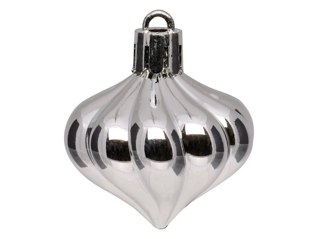Set decoratiuni pentru brad Quiet Times, 60 piese, alb, albastru, argintiu
