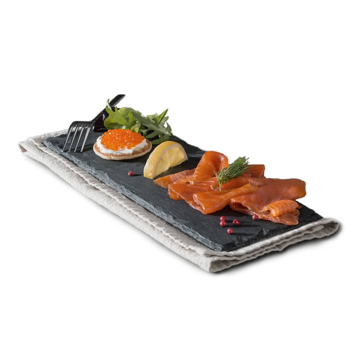 Platou servire Atmosphera ardezie, 20x30 cm, negru