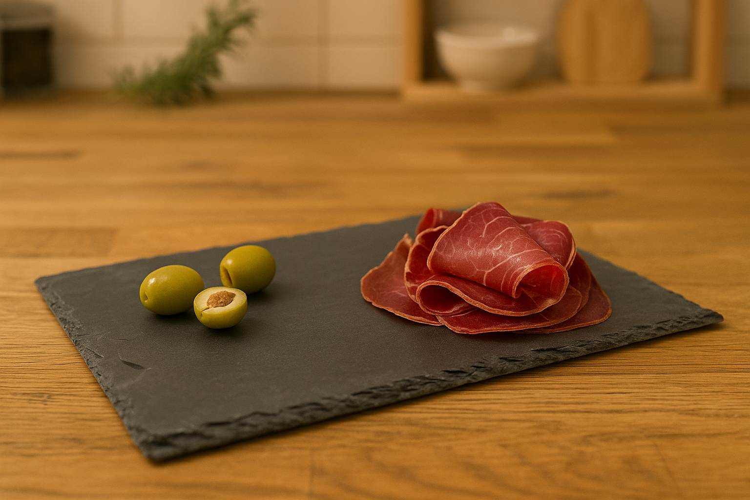 Platou servire Atmosphera ardezie, 20x30 cm, negru