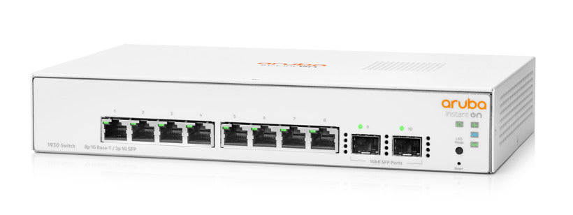 SWITCH HP, Aruba, Gigabit x 8, SFP x 2, "JL680A"