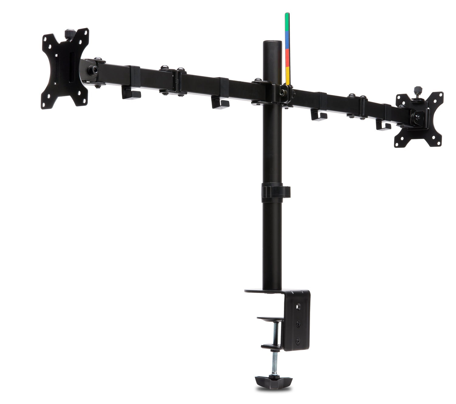 SUPORT de birou KENSINGTON, pt 2 TV/monitor plat, diag. max 32 inch, rotatie, inclinare, pivotare, orizontala, verticala, totala, max 8 Kg, "K55409WW"
