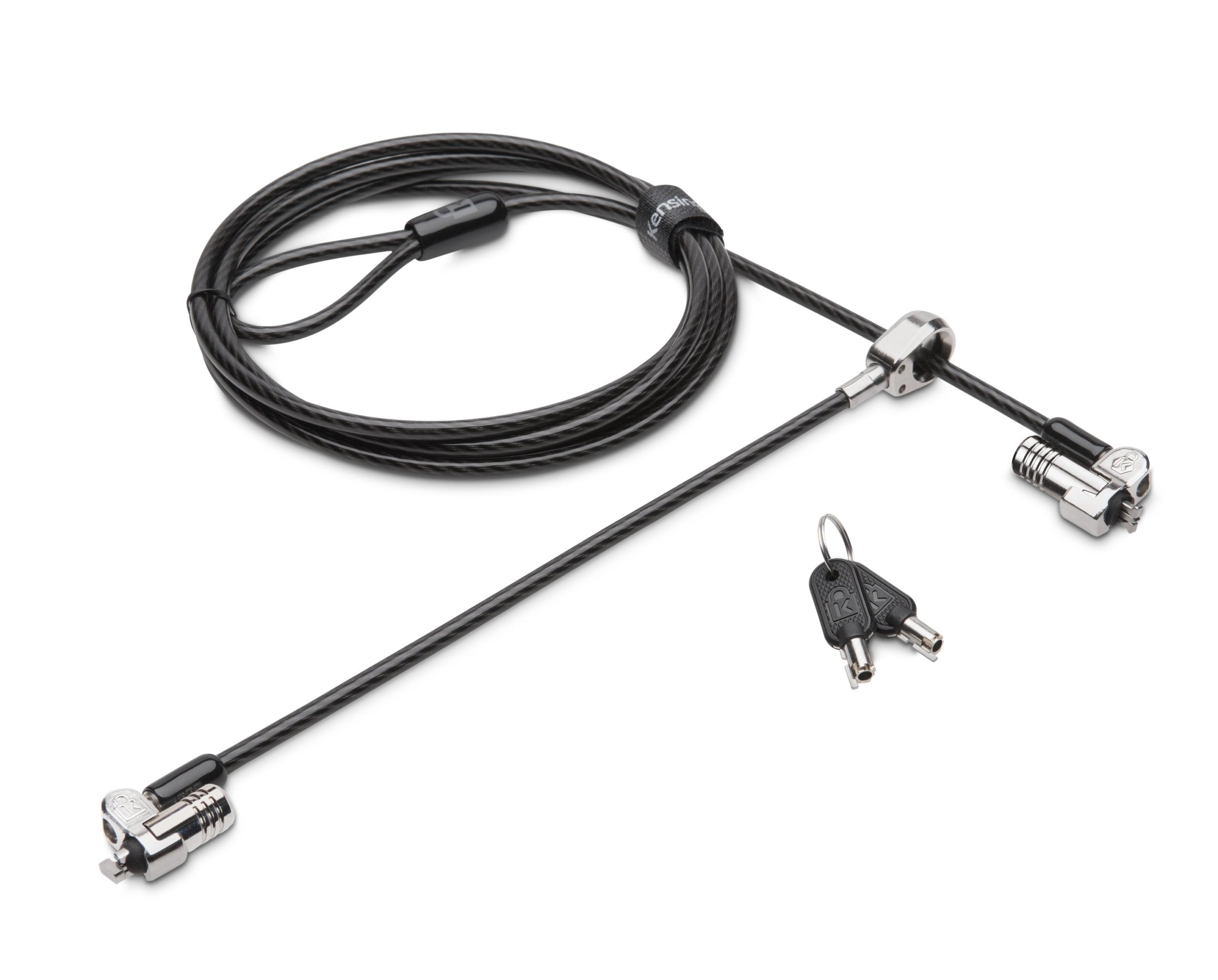 CABLU securitate KENSINGTON pt. notebook slot Nano,cheie standard,conectare directa,1.8m,cablu otel carbon,5mm,permite pivotare si rotire,blocare dubla, "NanoSaver" "K64448WW"