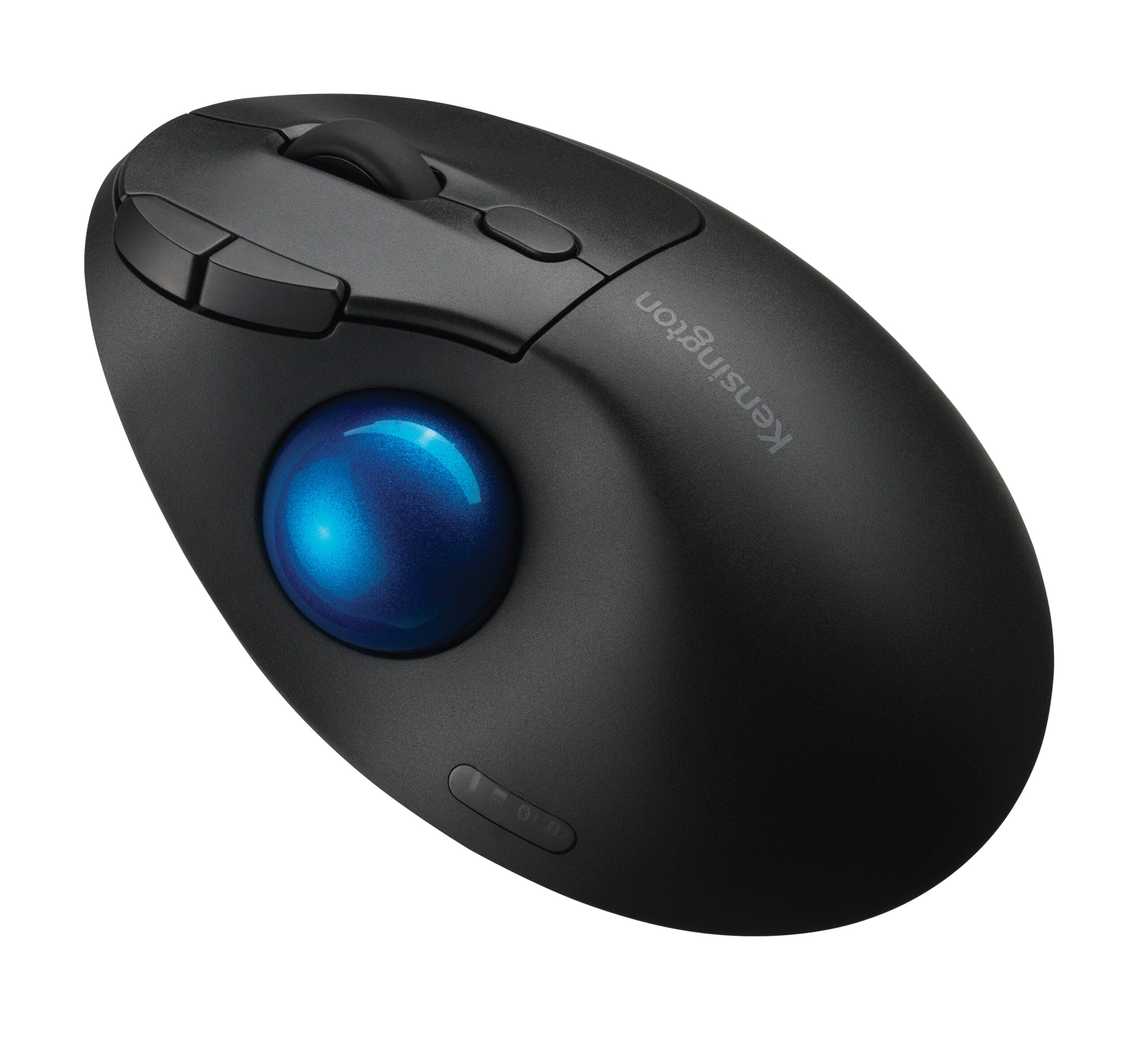 MOUSE Kensington - ergonomic, "Profit Ergo", PC sau NB, wireless, Bluetooth | 2.4GHz, optic, 1600 dpi, butoane/scroll 5/1, buton selectare viteza, negru, "TB450", "K72194WW"