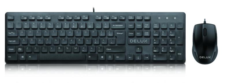 Kit Tastatură si Mouse Delux, 