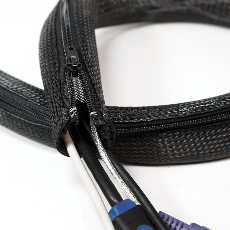 MANSON protectie cabluri Logilink, cu fermoar, diametru 35mm, 2m, negru, 