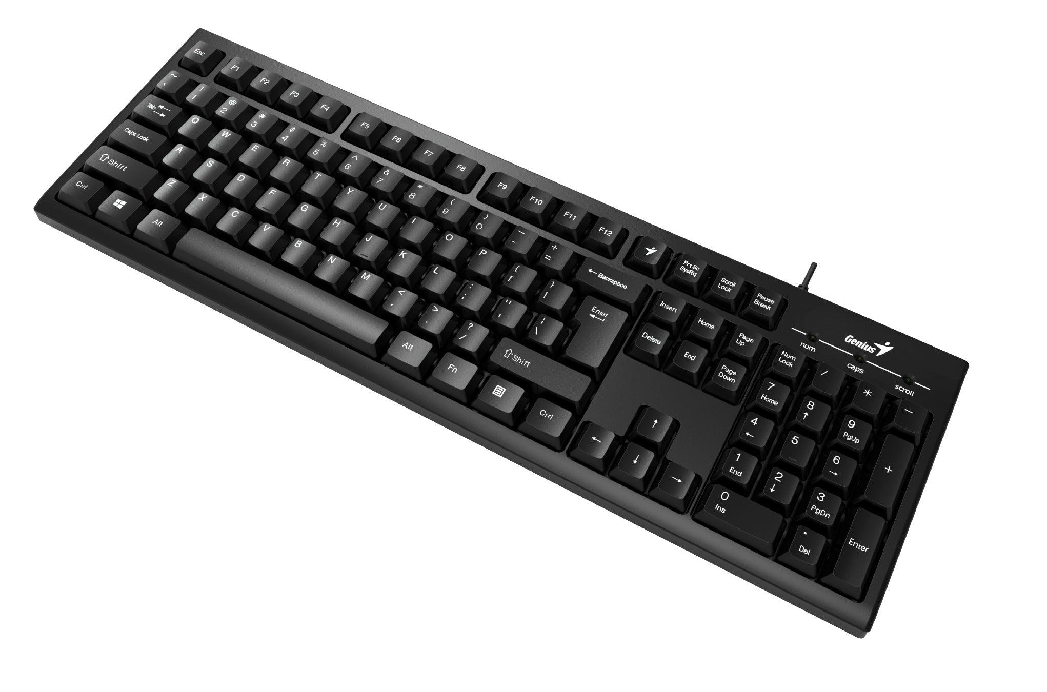 TASTATURA GENIUS USB, 104 taste, black, "Smart KB-100" "31300005400"