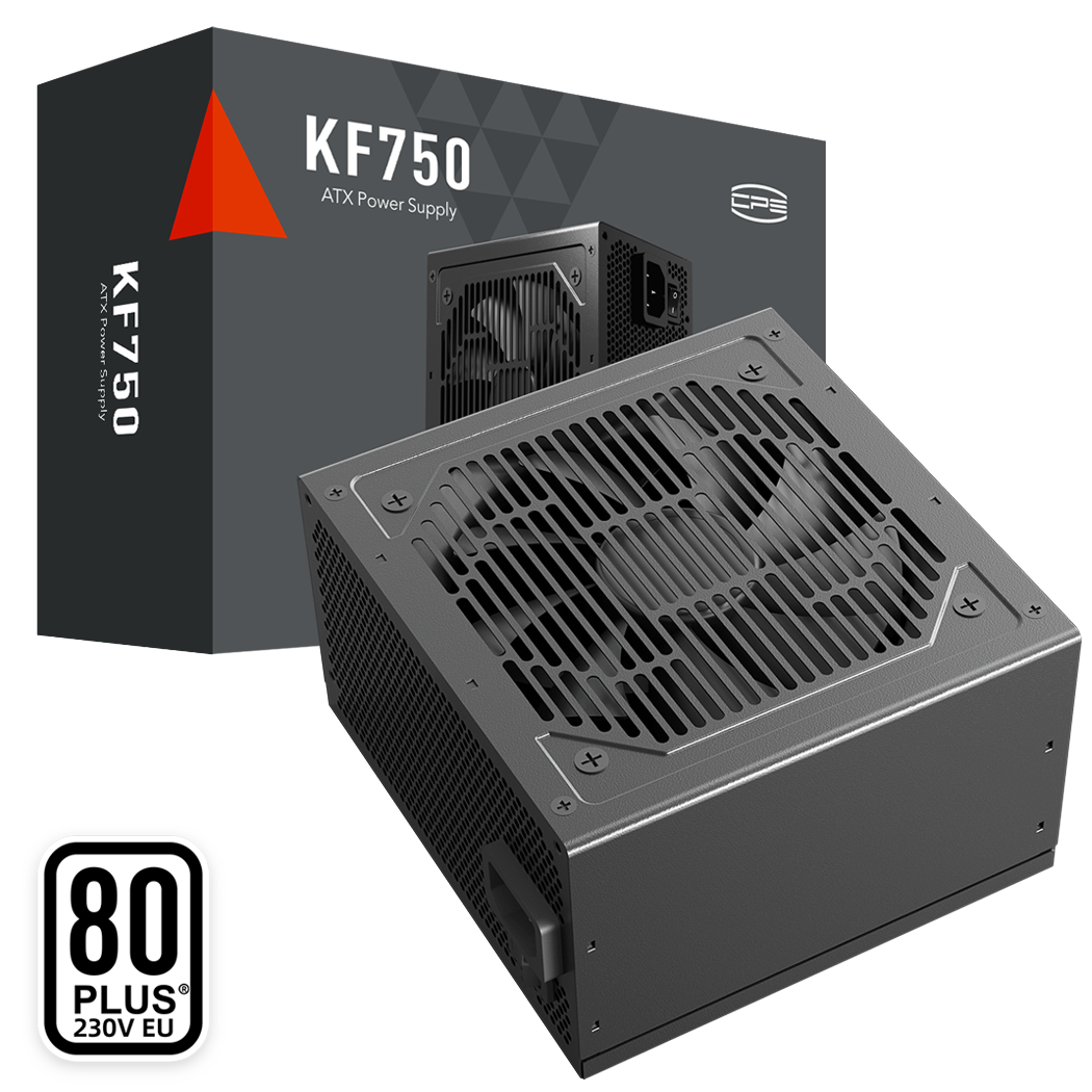 SURSA PCCOOLER, 750W, fan 120mm, certificare 80PLUS White, MB 20+4 pin x 1, CPU 4+4 pin x 2 , PCI-E 6+2 pin x 2, SATA x 3, "KF750"