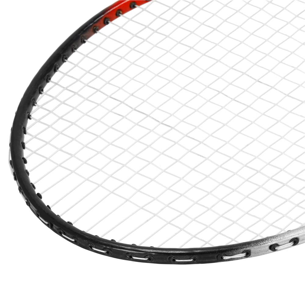 Set badminton 9 piese, 2 rachete metalice, 6 fluturasi si husa, 66 cm, multicolor