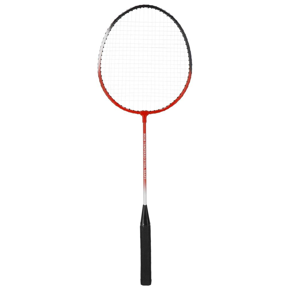 Set badminton 9 piese, 2 rachete metalice, 6 fluturasi si husa, 66 cm, multicolor