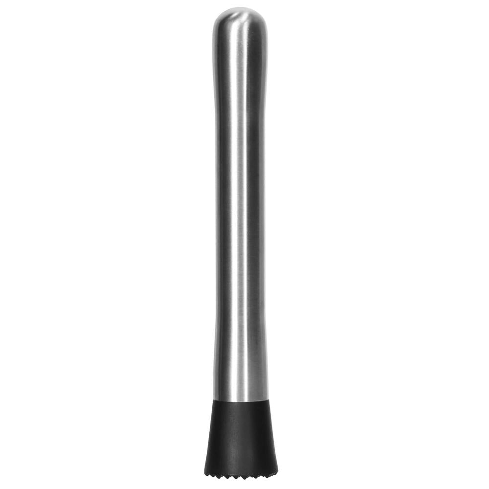 Set barman 14 piese din inox, cu shaker 750 ml, dozatoare, ustensile si suport, pentru cocktailuri, gri