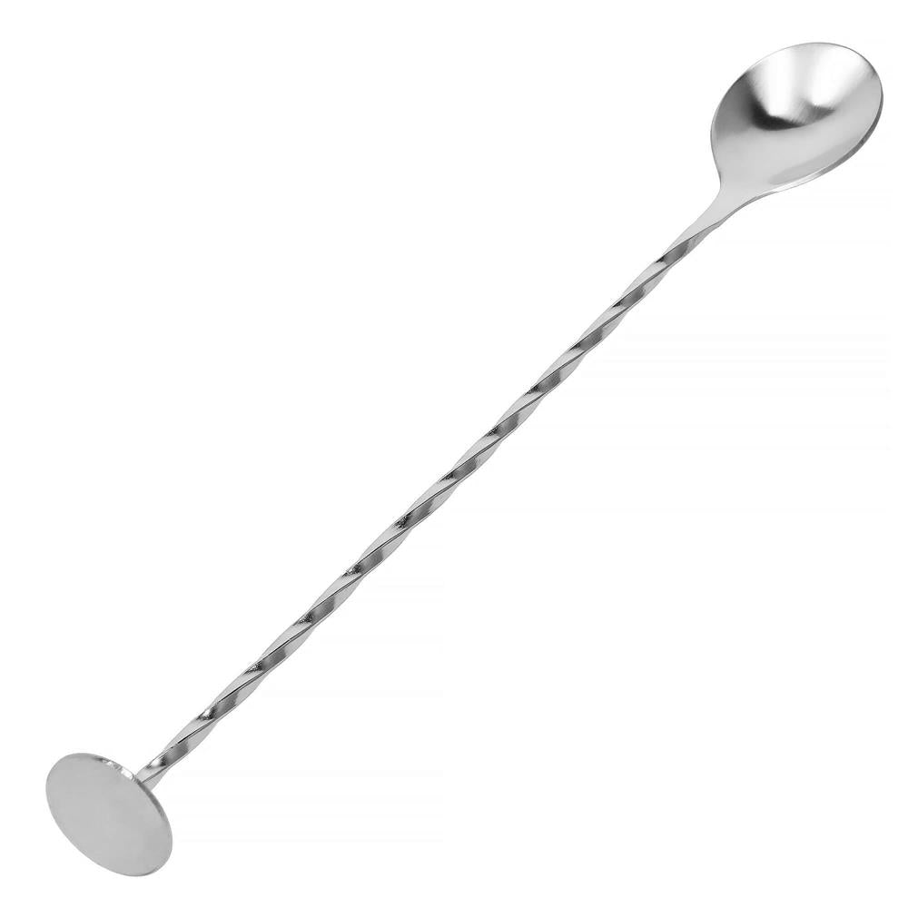 Set barman 14 piese din inox, cu shaker 750 ml, dozatoare, ustensile si suport, pentru cocktailuri, gri