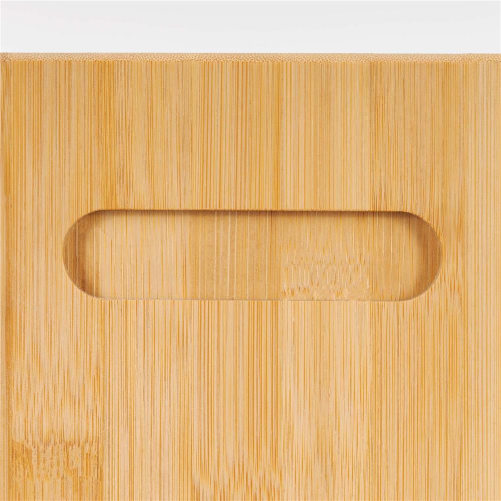 Cutie pentru paine din bambus cu fereastra transparenta, inchidere magnetica, 39x20x31 cm, bambus natural