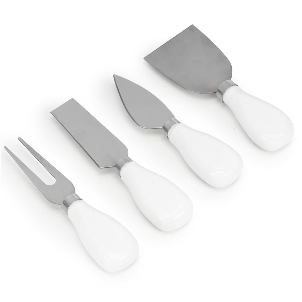 Set servire branzeturi cu platou din bambus si piatra, 2 boluri, 10 accesorii, 40x30x8 cm