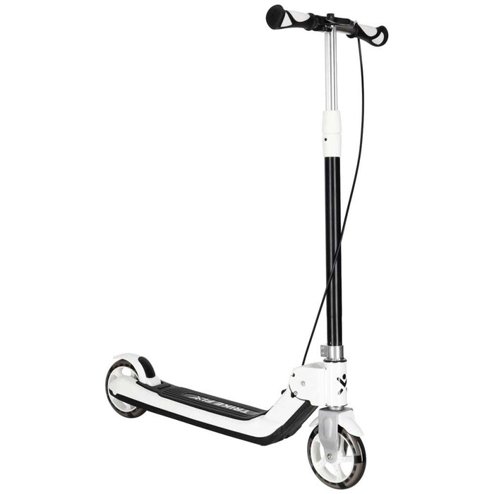 Trotineta pliabila pentru copii, 2 roti cu iluminare LED, frana de mana si picior, reglabila pe inaltime, maxim 100 kg