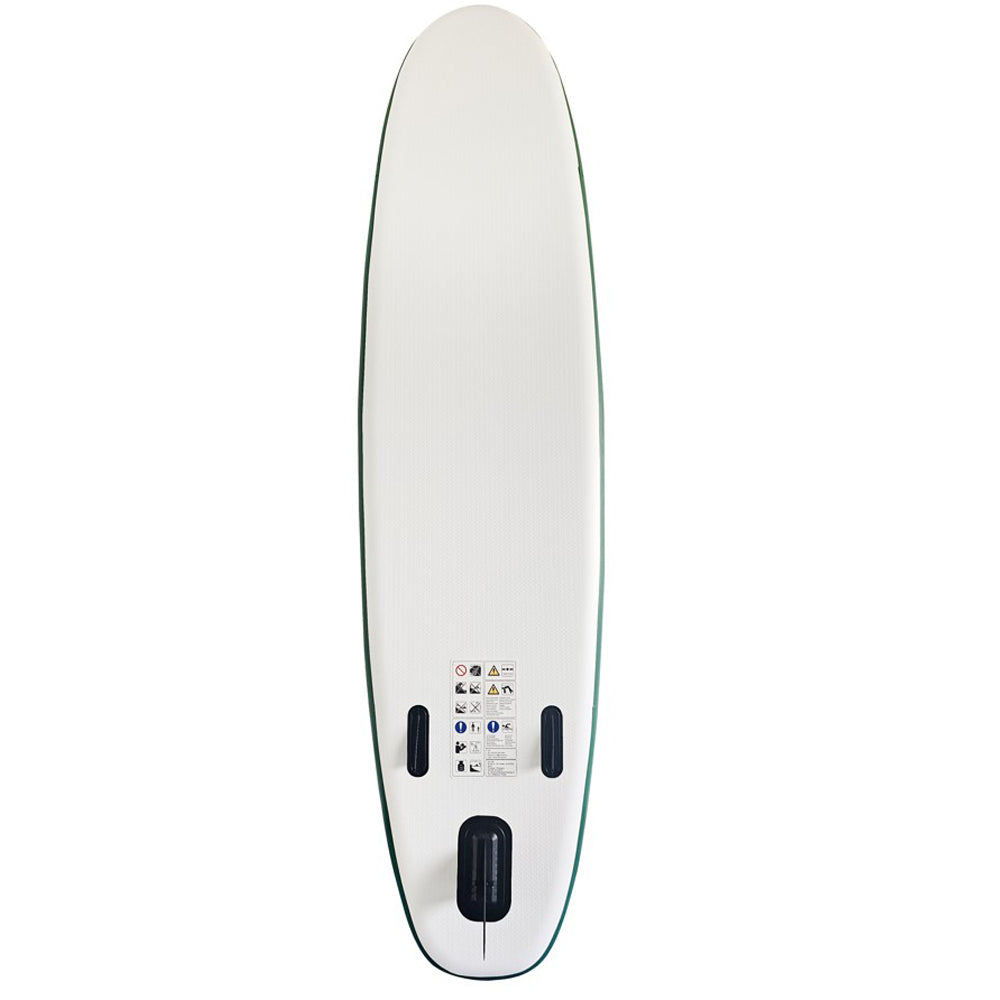 Placa Stand up paddle SUP gonflabila cu vasla, pompa si accesorii, 320x80x19 cm, 150 kg, alb