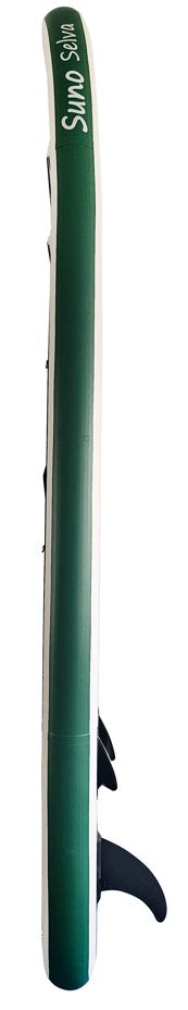 Placa Stand up paddle SUP gonflabila cu vasla, pompa si accesorii, 320x80x19 cm, 150 kg, alb