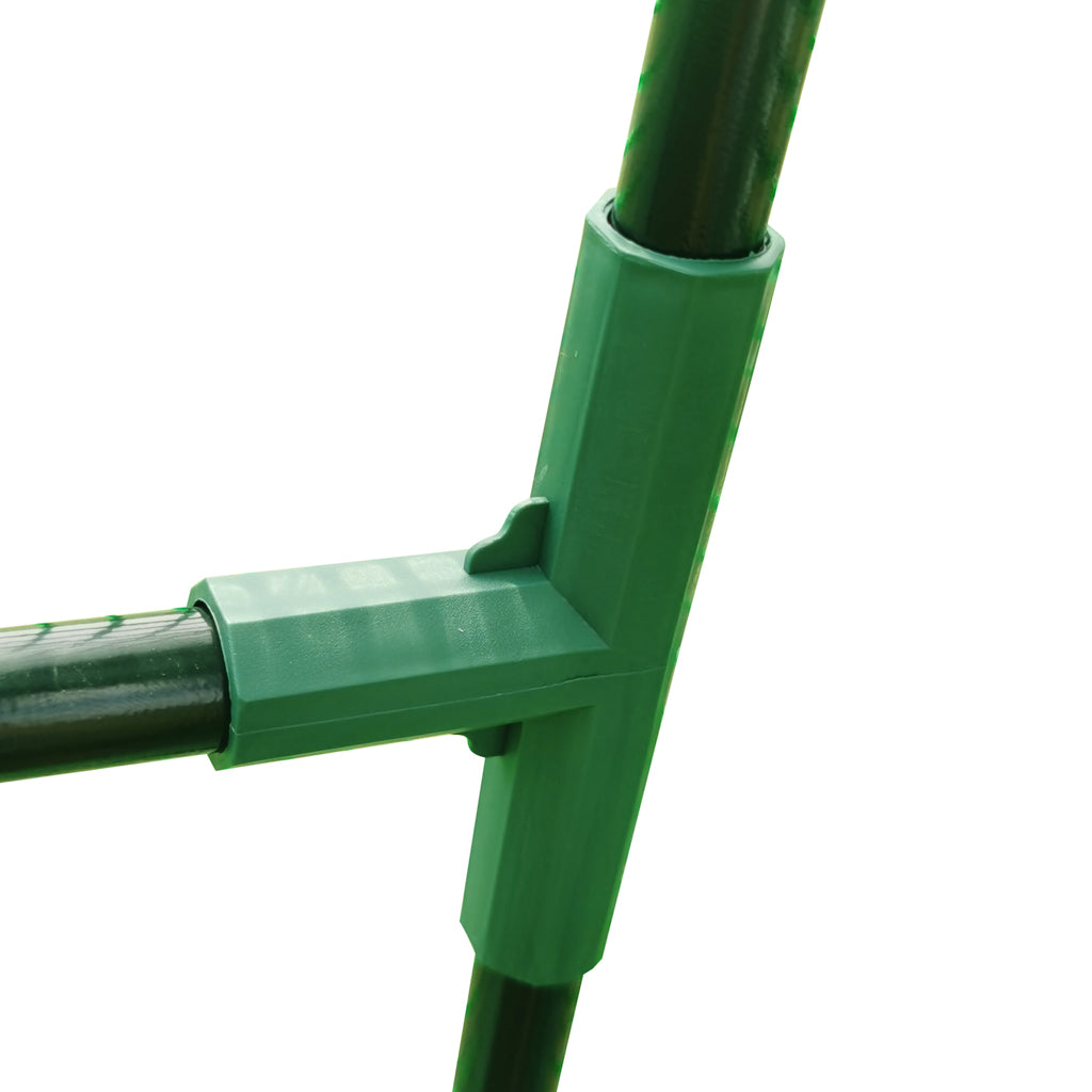 Sera gradina 300x200x200 cm, 6 ferestre, usa cu fermoar, folie PE 130g/m², verde