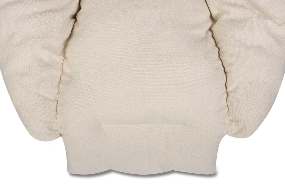 Perna mare pentru leagan tip cuib 64x56x66 cm, cu suport pentru picioare si cap, ecru