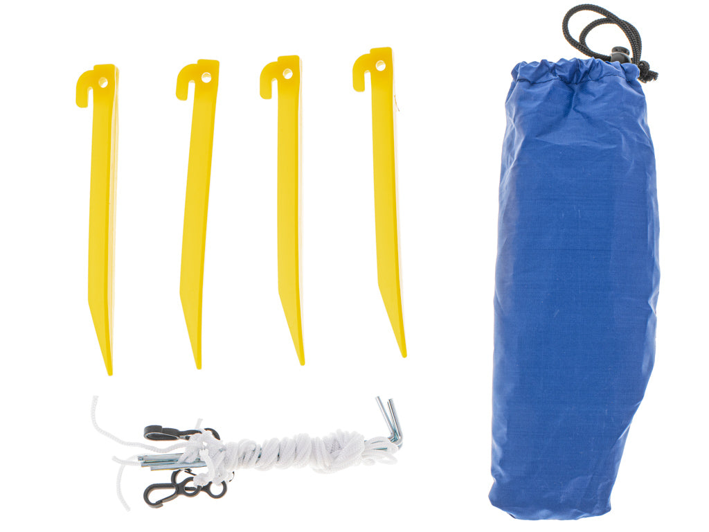 Umbrela de plaja tip cort, 240x230 cm – protectie solara, antivant, pliabila, cu husa