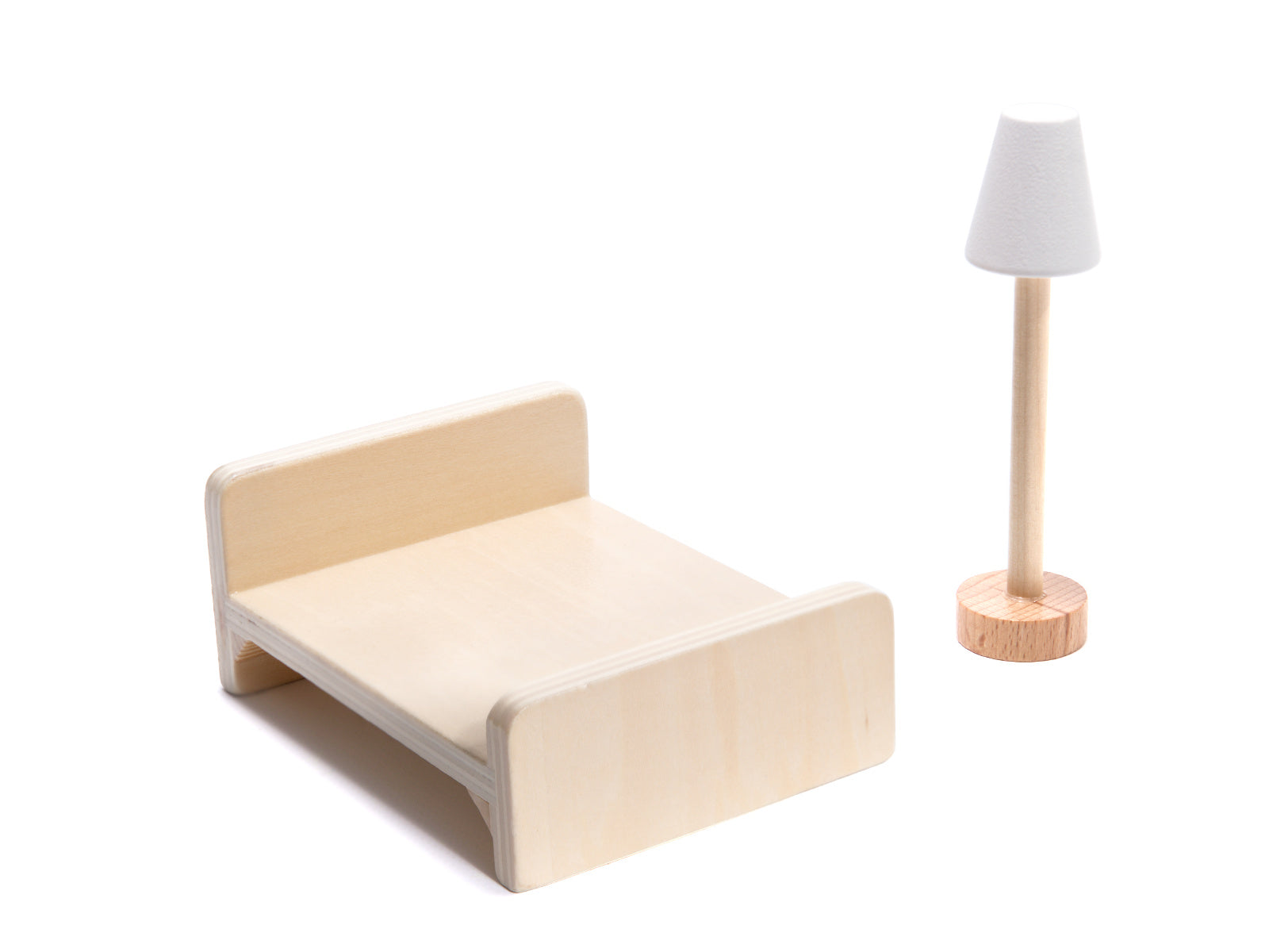 Casa de papusi mare din lemn cu 3 etaje, 4 camere, terasa, mobilier si iluminare LED, 62x27x78 cm, alb