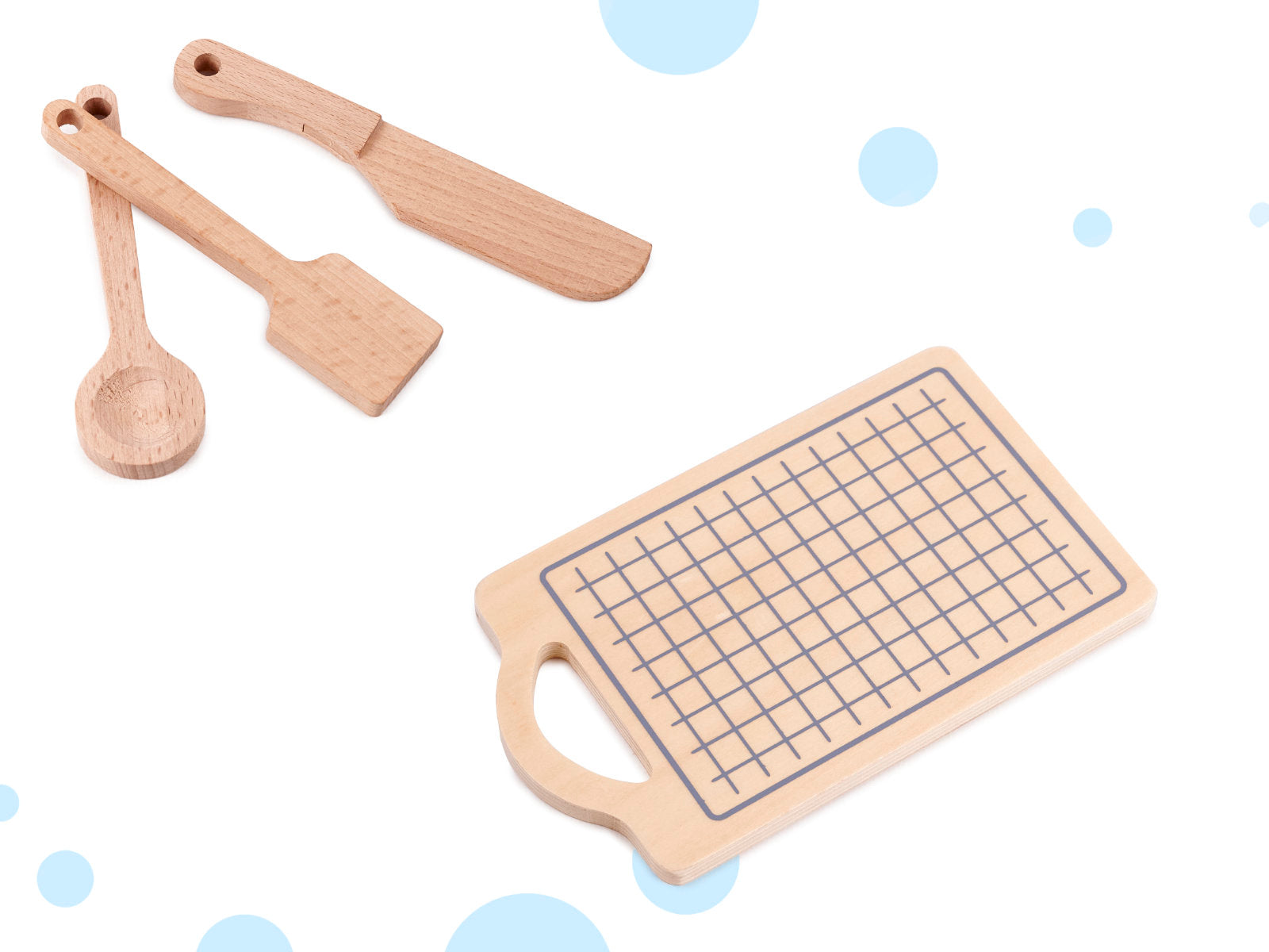 Bucatarie din lemn pentru copii cu accesorii, MDF si lemn, 68x25x82 cm, gri si alb