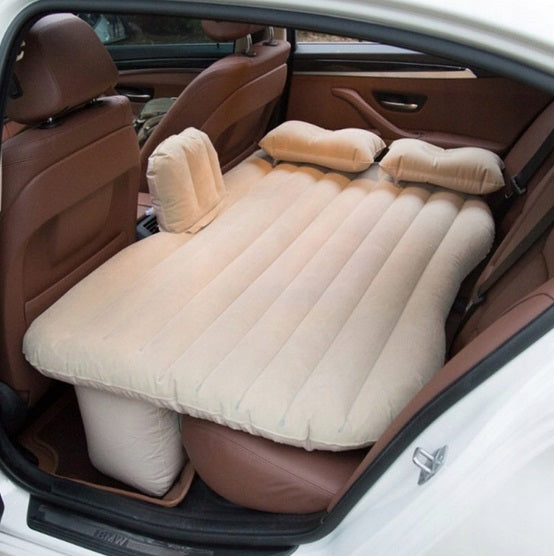 Saltea gonflabila auto, 130x80 cm – pat pentru masina, cu 2 perne, pompa si accesorii - 2